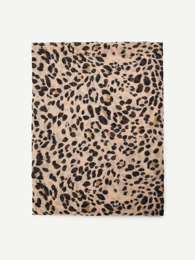 Leopard Print Scarf