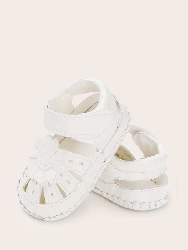 Baby Girls Floral Decor Cut Out Sandals