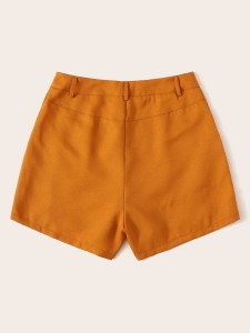 Solid Pocket Side Shorts