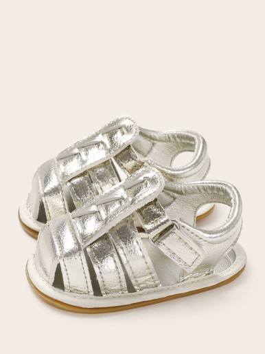Baby Girls Metallic Slingback Sandals