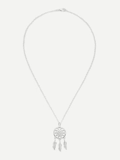 Dreamcatcher Pendant Chain Necklace