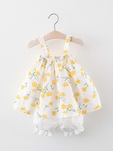 Toddler Girls Floral Cami Top & Shorts