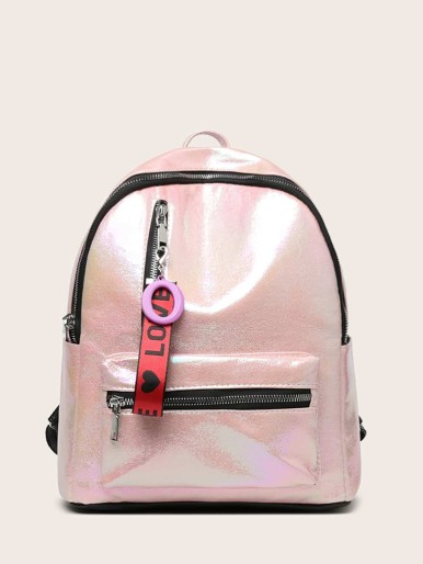Girls Zip Front Backpack