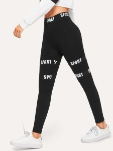 Letter Tape Leggings