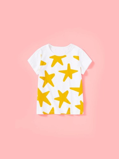 Girls Allover Starfish T-shirt