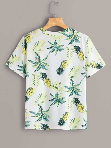 Pineapple Print Tee