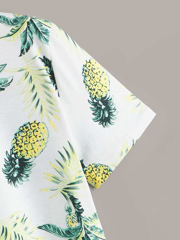 Pineapple Print Tee