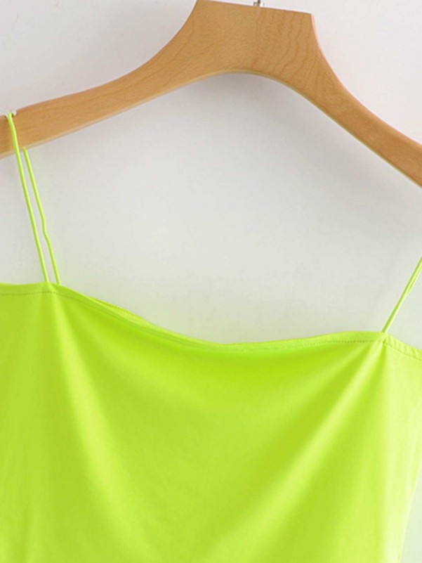 Neon Lime Solid Cami Top