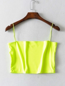 Neon Lime Solid Cami Top