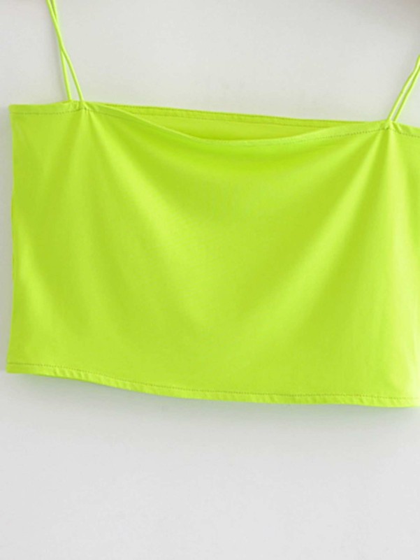 Neon Lime Solid Cami Top