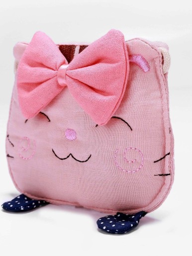 Girls Cat Design Crossbody Bag