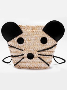 Girls Mouse Design Crossbody Bag