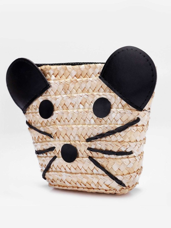 Girls Mouse Design Crossbody Bag