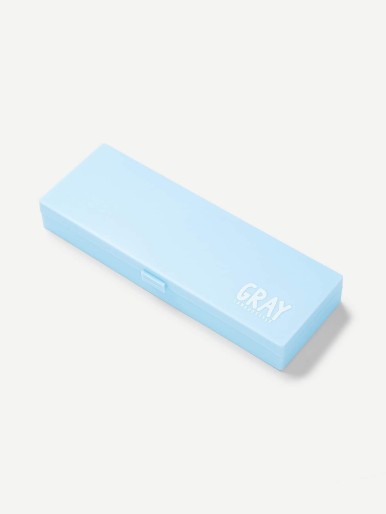 Letter Print Pencil Box