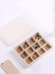 12 Compartment Jewellery Organizer With Cover
