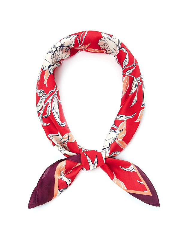 Flower Print Bandana Scarf