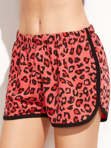 leopard sexy sporty beach shorts