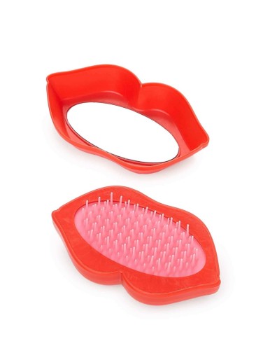 Lip Shaped Mirror & Comb