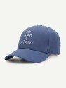 Embroidered Letter Baseball Cap