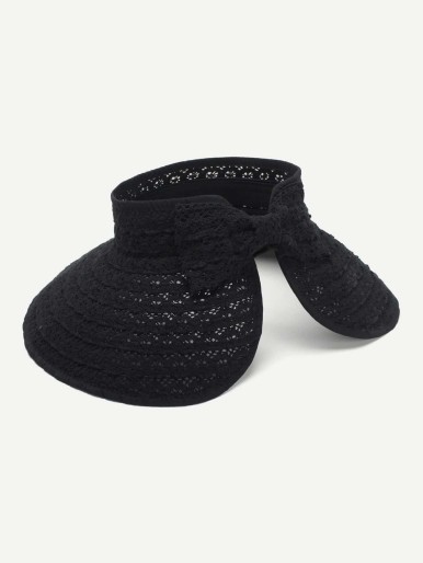 Crochet Visor Hat With Velcro