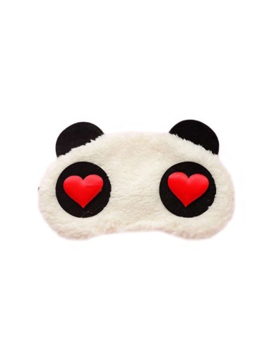 Cartoon Fluffy Eye Cover 1pcs