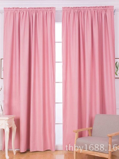 1pc Solid Blackout Curtain