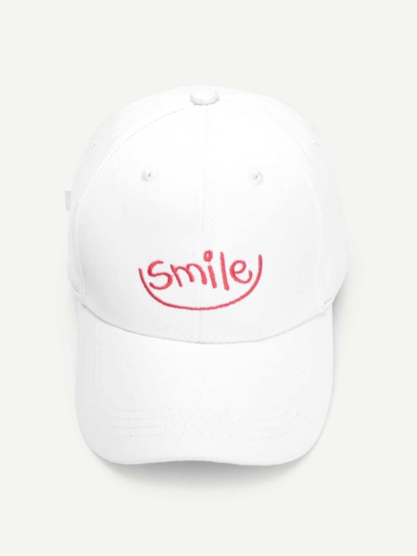 Embroidered Letter Baseball Cap