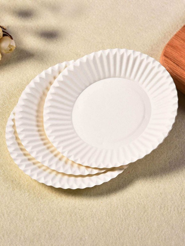 Plain Disposable Cake Paper Tray 50Ppcs