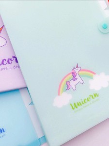 Random Unicorn Print File Holder 1pc