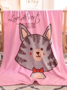 Dog Print Blanket 1 PC