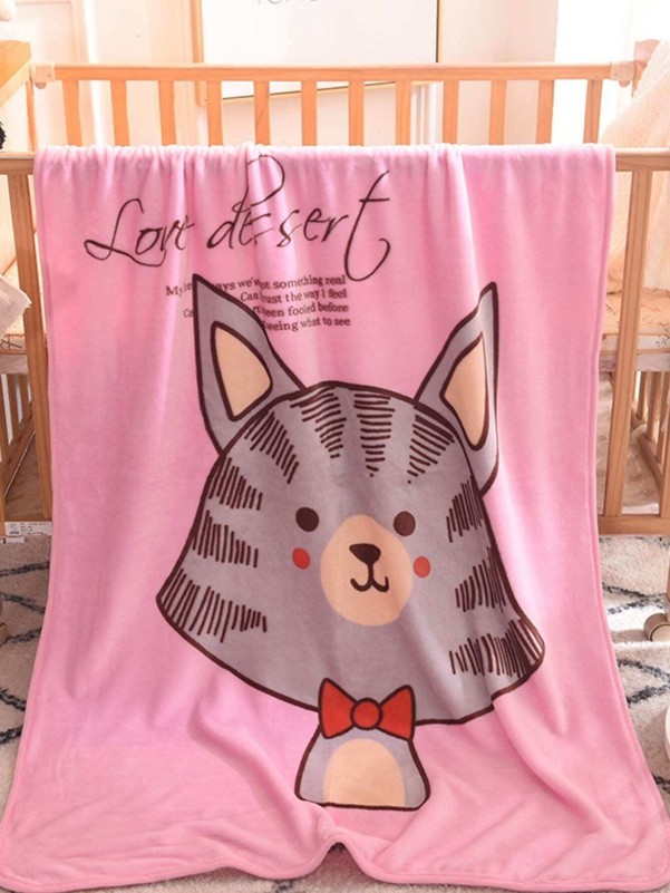 Dog Print Blanket 1 PC