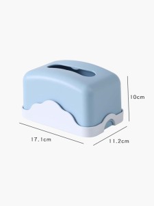 1pc Simple Plastic Tissue Storage Box