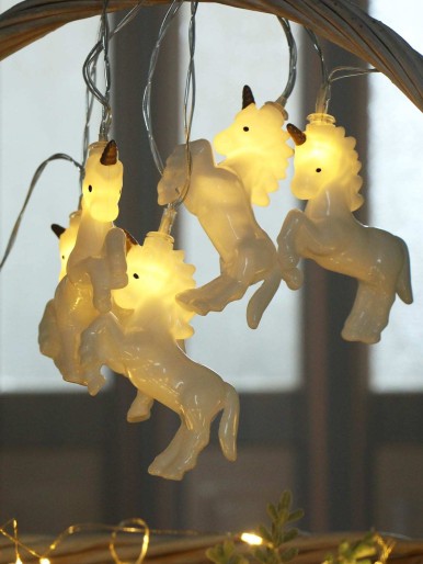 20pcs Unicorn Shaped Decorative String Light