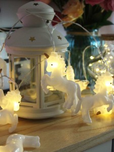 20pcs Unicorn Shaped Decorative String Light