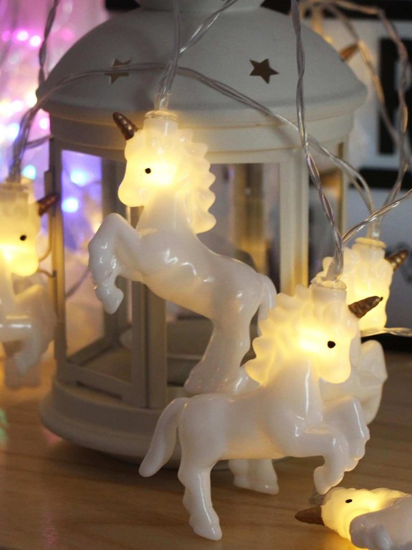 20pcs Unicorn Shaped Decorative String Light