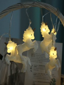 20pcs Unicorn Shaped Decorative String Light