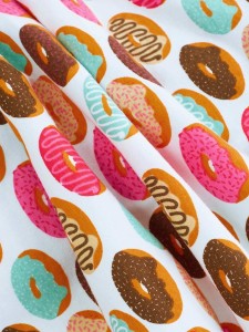 Baby Doughnut Pattern Knot Headband & Blanket 2pack