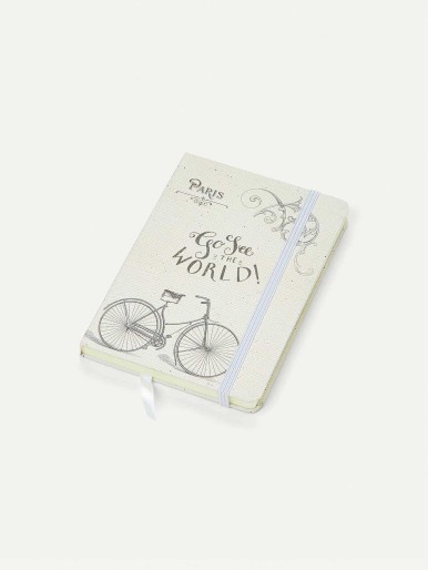 Bicycle Print Notebook