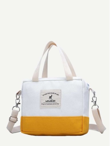 Kids Two Tone Satchel Bag