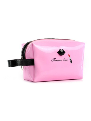 Letter Print Cosmetic Storage Bag