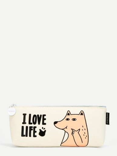 Cartoon Pattern Pencil Case