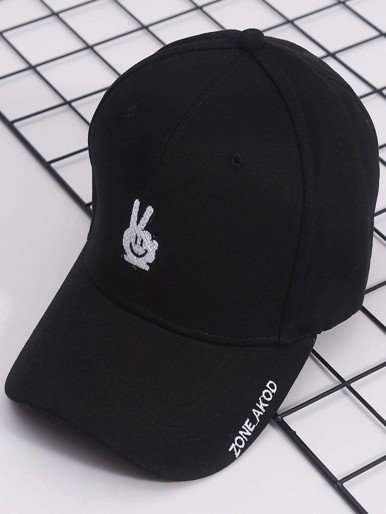 Embroidered Hand Baseball Cap