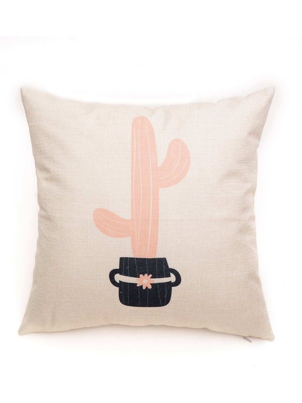 Cactus Print Pillowcase