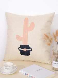 Cactus Print Pillowcase