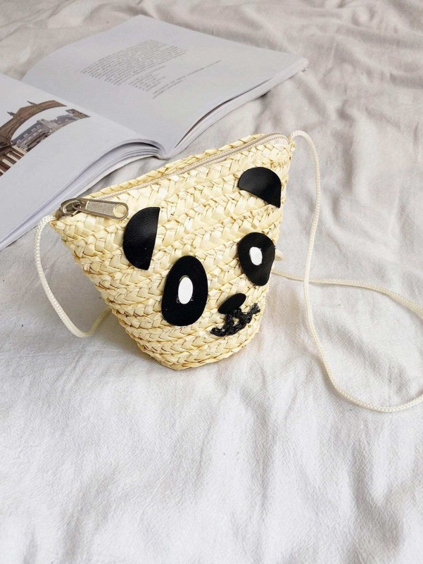 Kids Panda Design Crossbody Bag