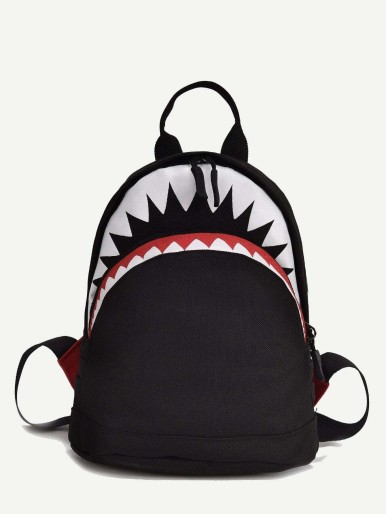Kids Shark Design Backpack