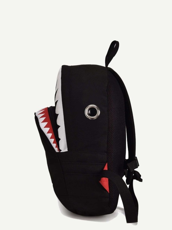 حقيبة ظهر للأطفال بتصميم القرش