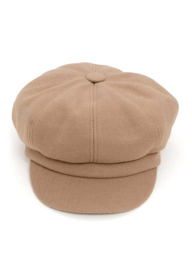 Plain Elastic Baker Boy Hat