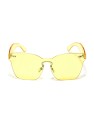 Plain Rimless Sunglasses