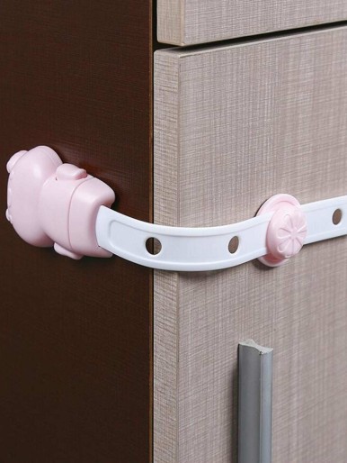 Random Color Cartoon Baby Safety Lock 2pcs